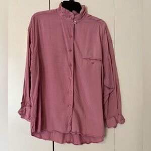 Forenza Pink Sporty Button-Up
